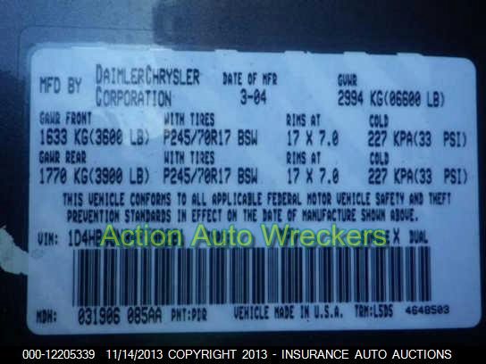 Dodge Durango for parts